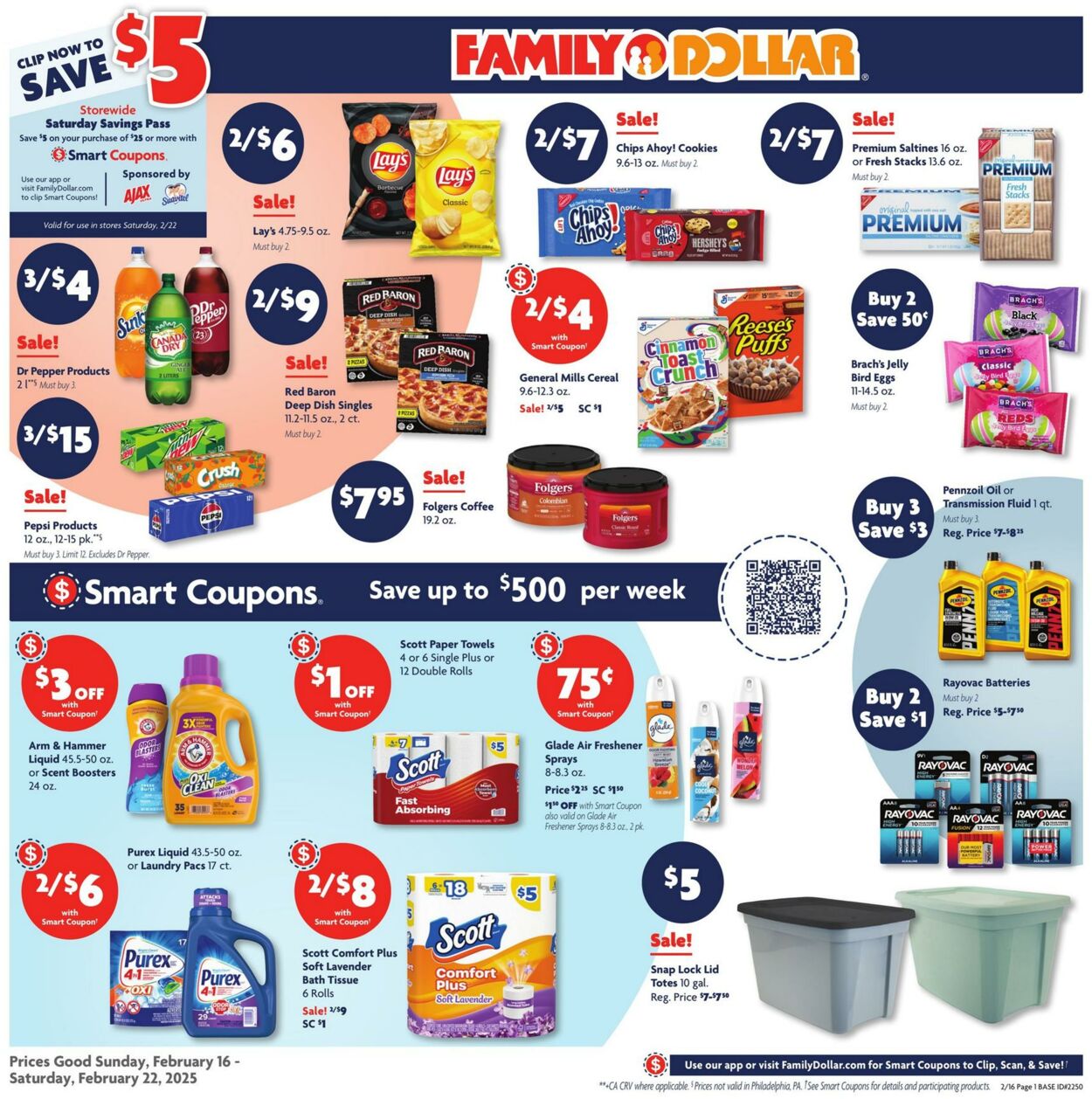 Catalogue Family Dollar from 02/16/2025