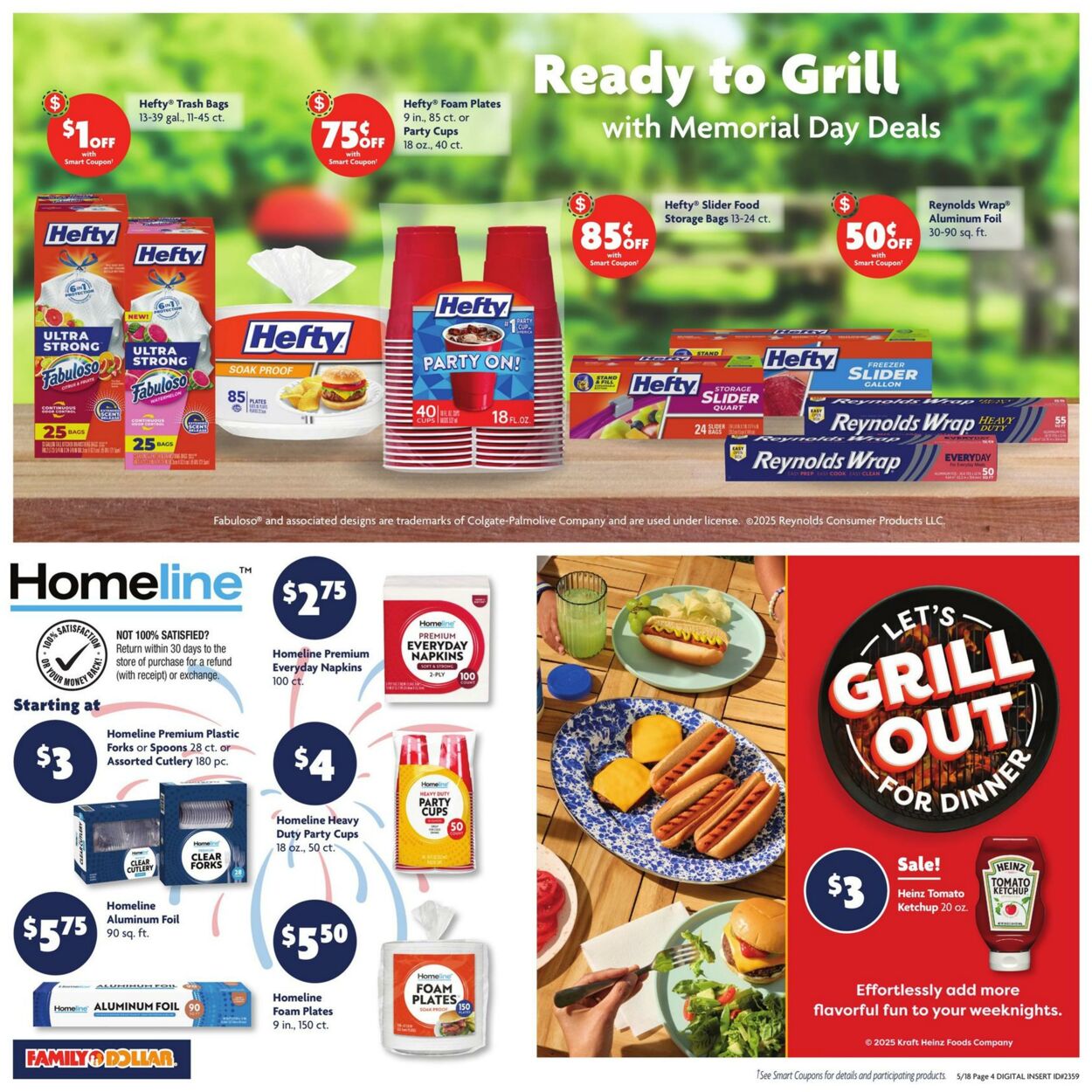 Catalogue Family Dollar from 05/18/2025