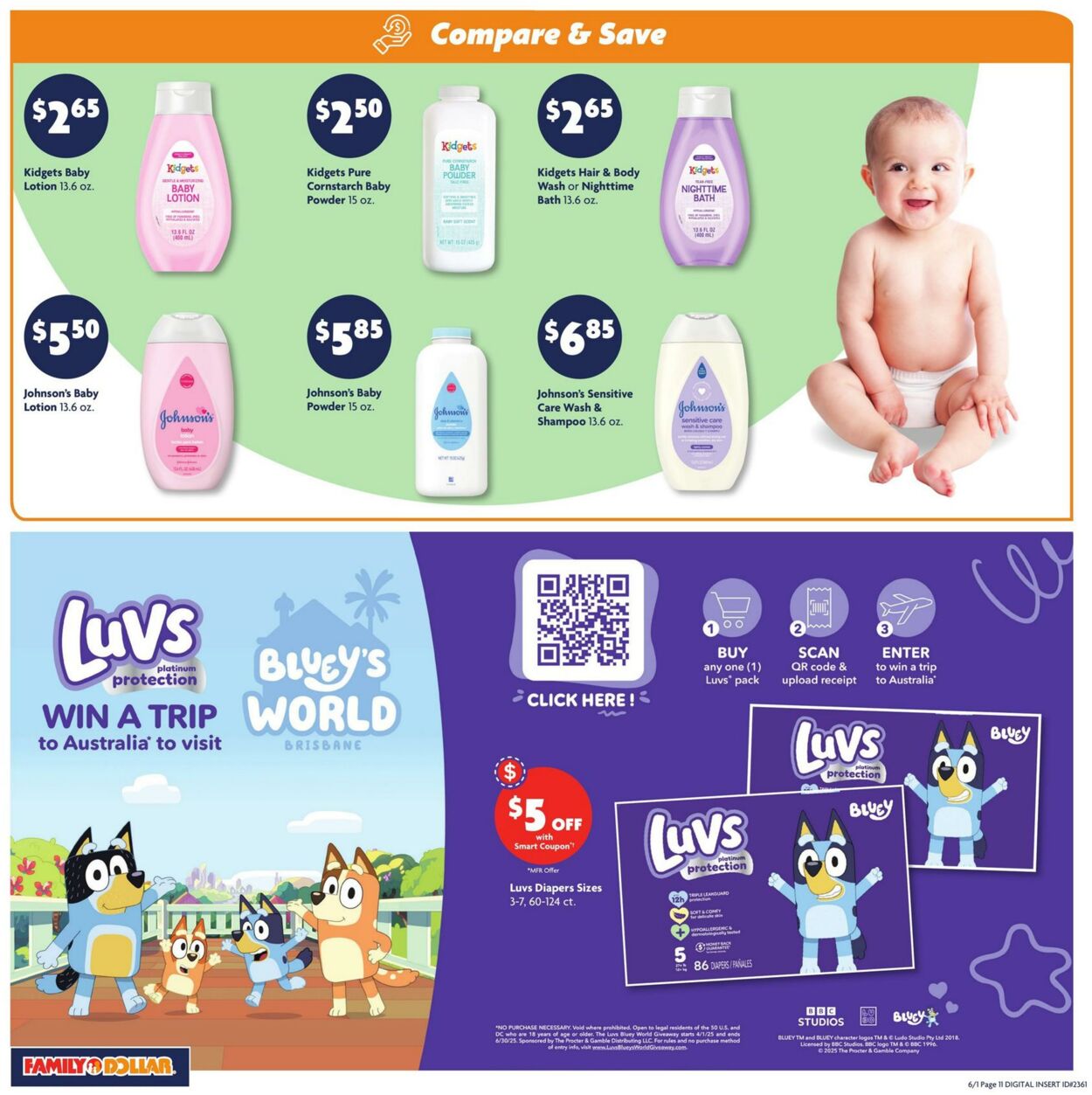 Catalogue Family Dollar from 06/01/2025