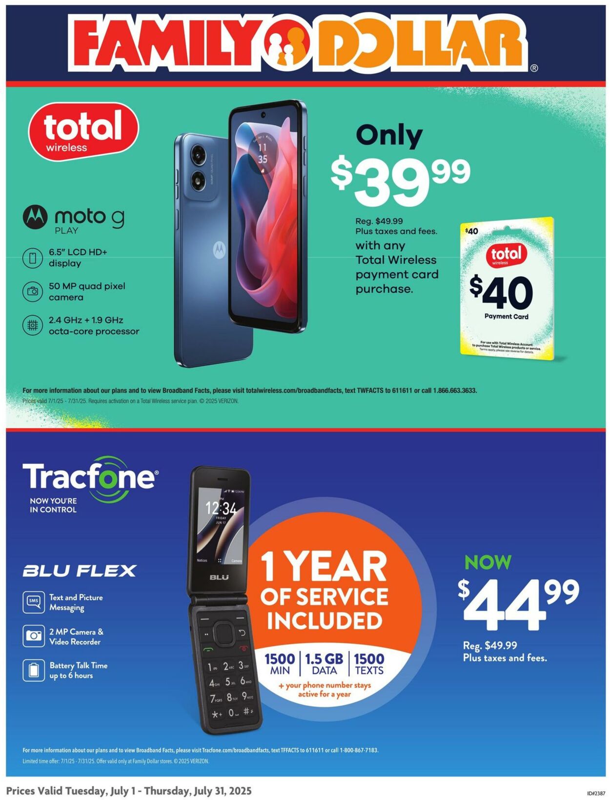 Catalogue Family Dollar from 07/01/2025