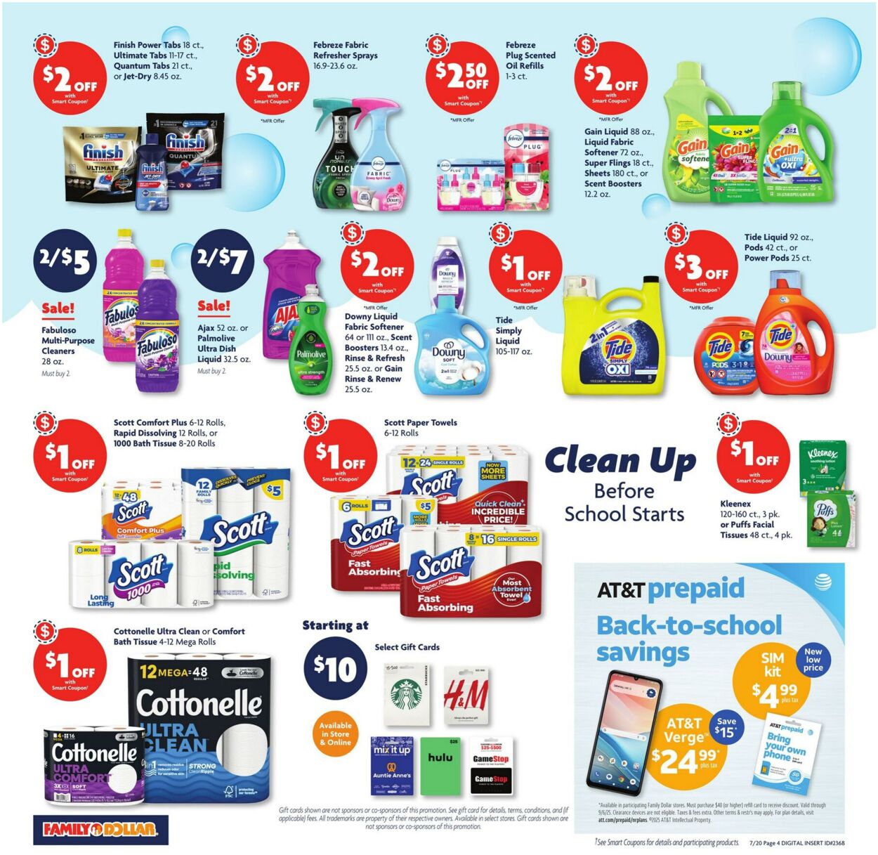 Catalogue Family Dollar from 07/20/2025
