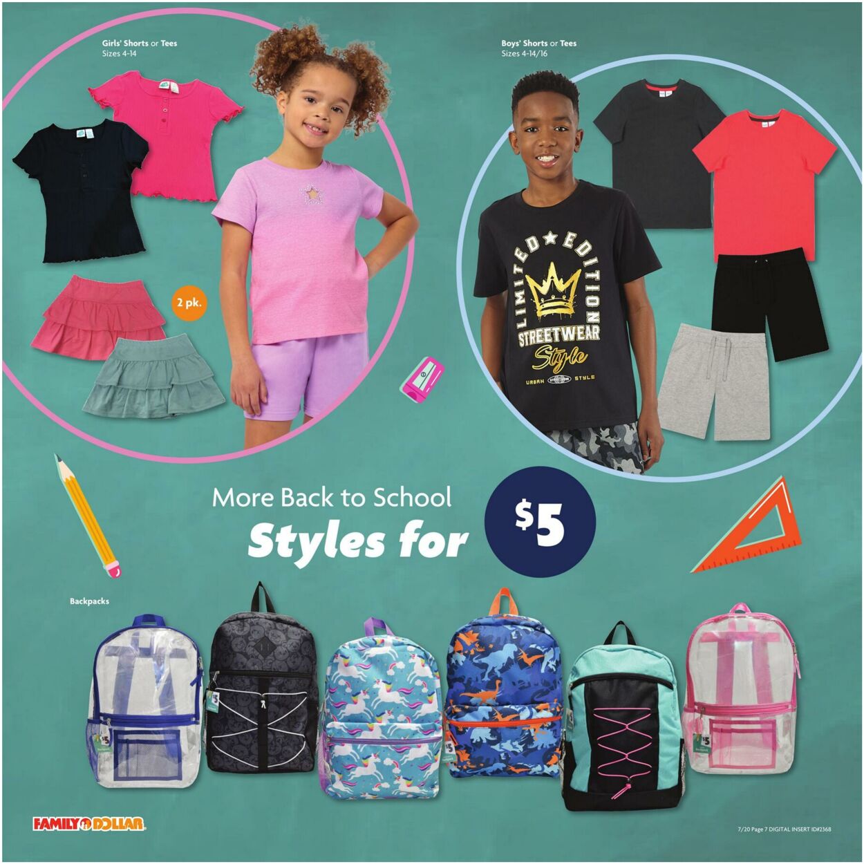 Catalogue Family Dollar from 07/20/2025