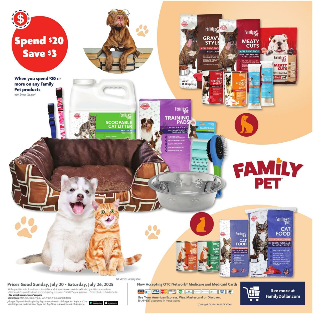 Catalogue Family Dollar from 07/20/2025