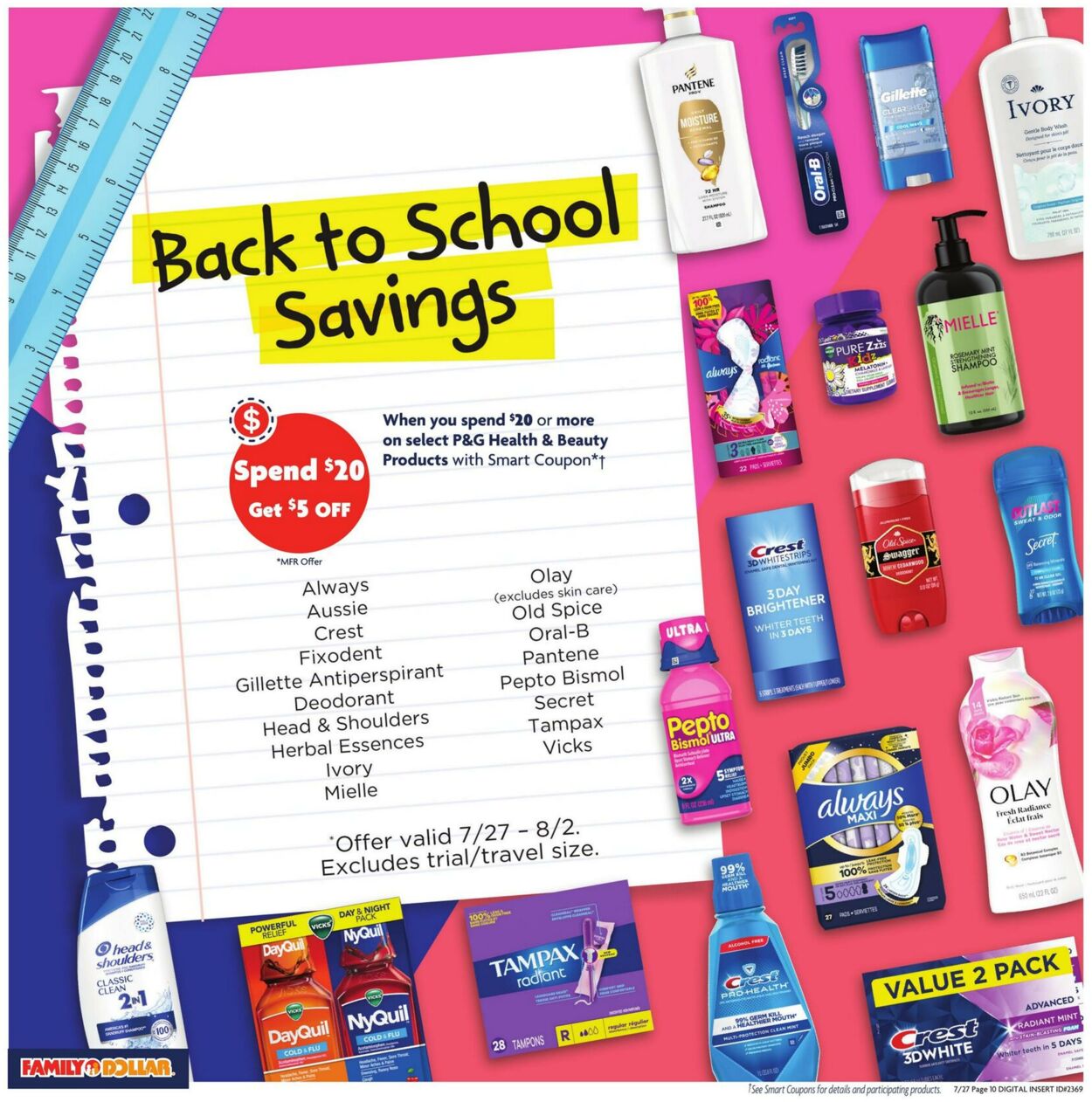 Catalogue Family Dollar from 07/27/2025