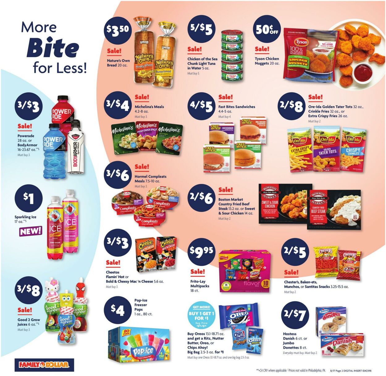 Catalogue Family Dollar from 08/17/2025