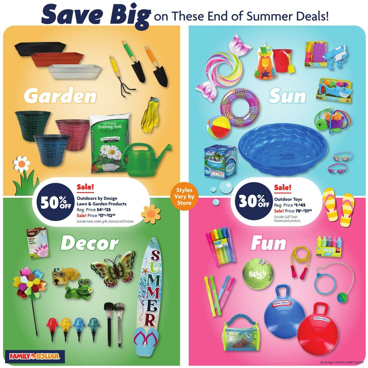 Catalogue Family Dollar from 08/24/2025