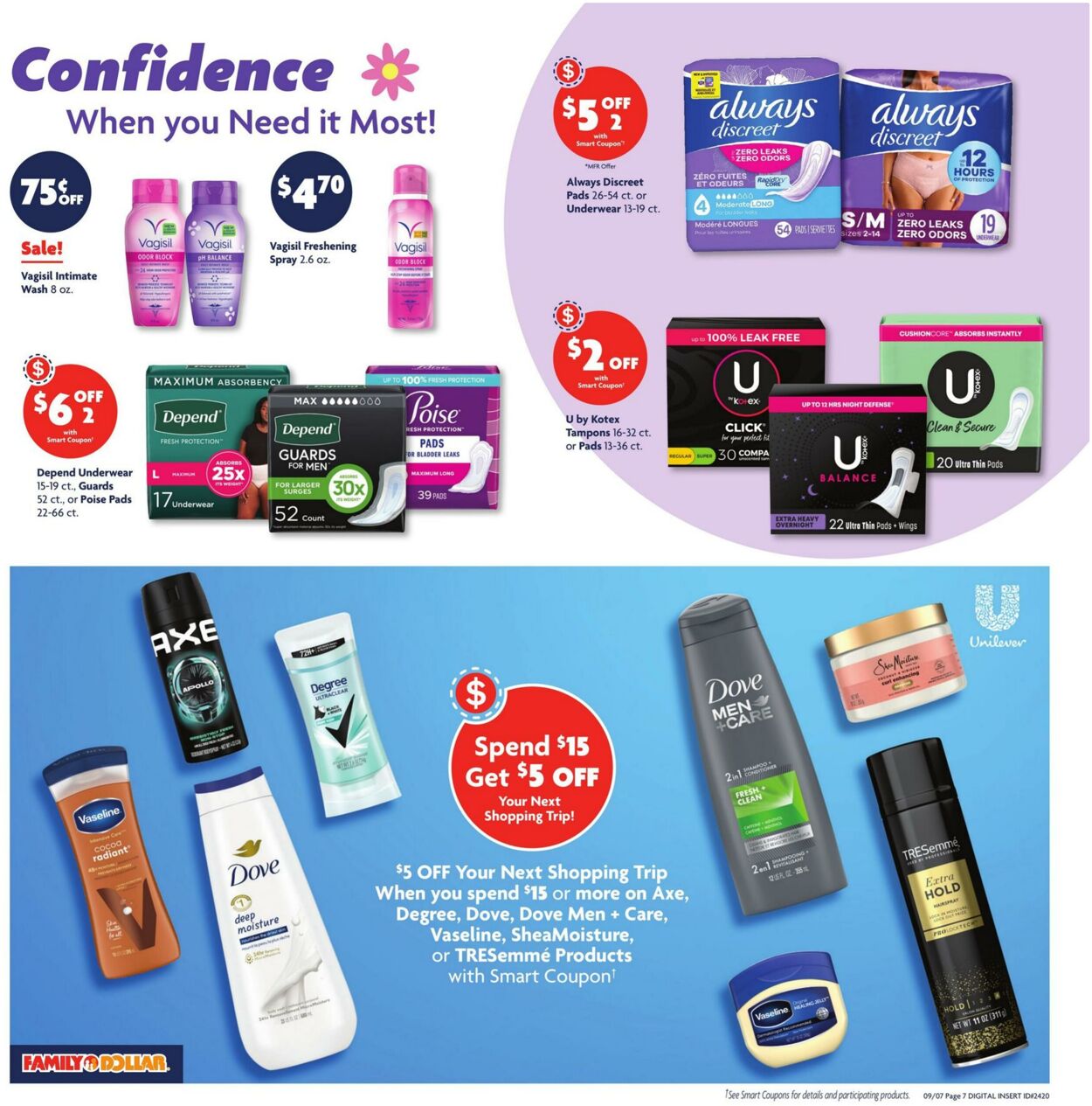 Catalogue Family Dollar from 09/07/2025