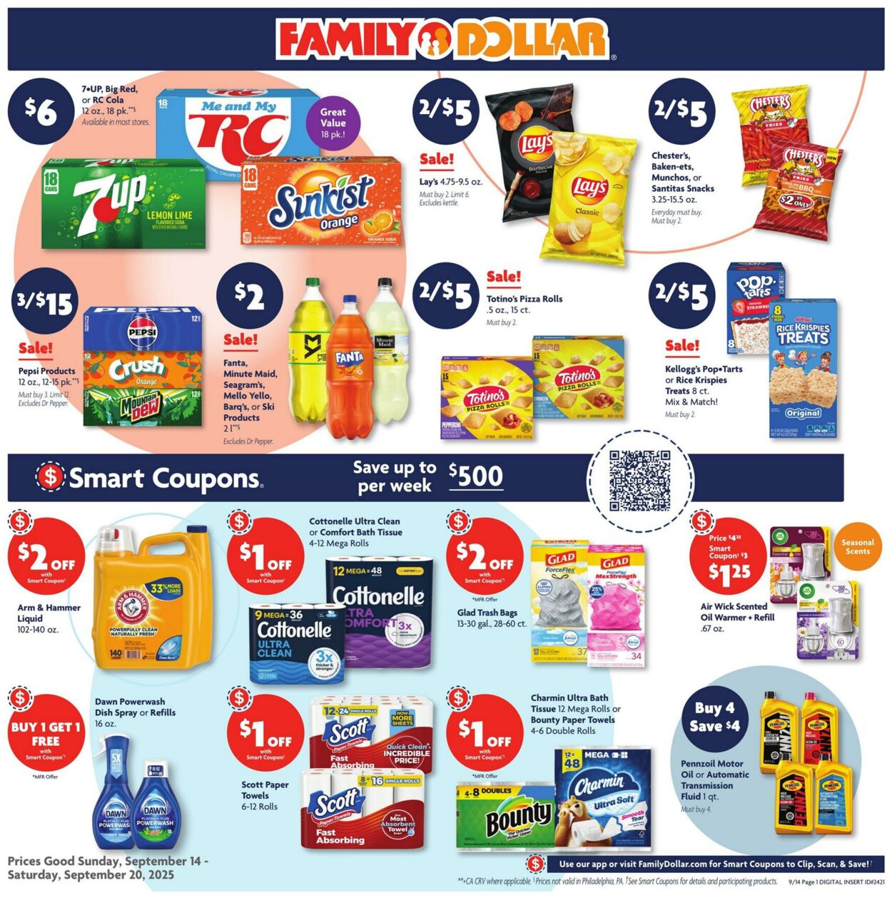 Catalogue Family Dollar from 09/14/2025