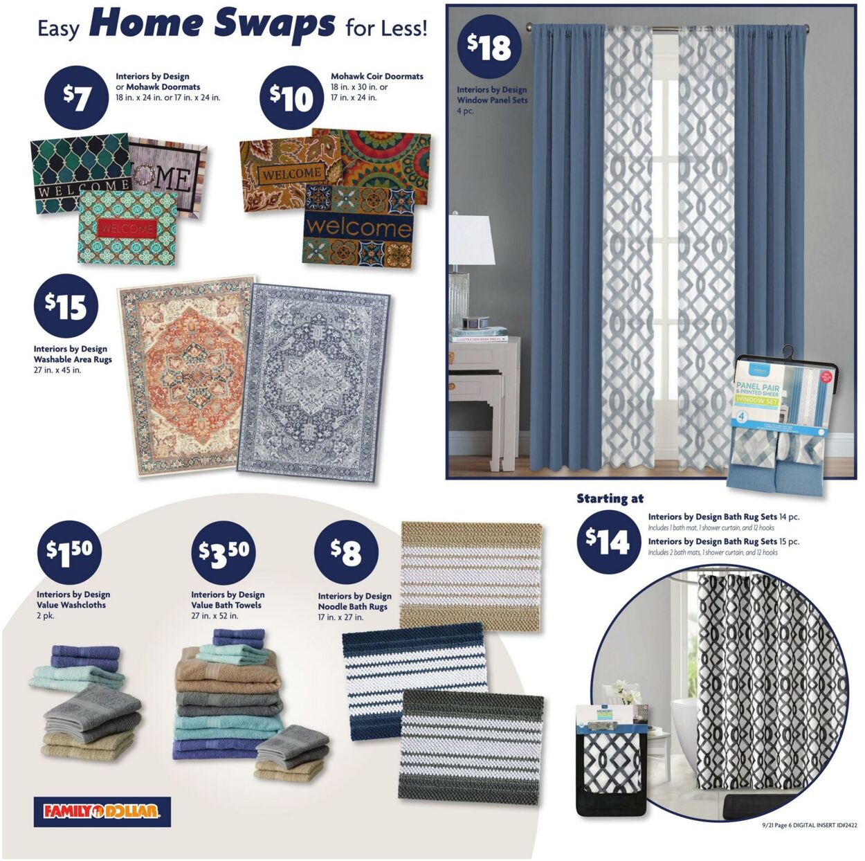 Catalogue Family Dollar from 09/21/2025
