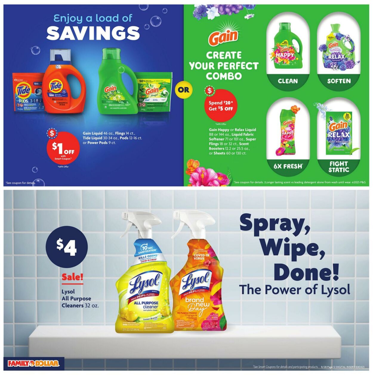 Catalogue Family Dollar from 09/28/2025