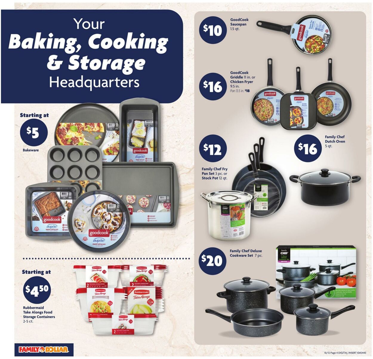 Catalogue Family Dollar from 10/12/2025