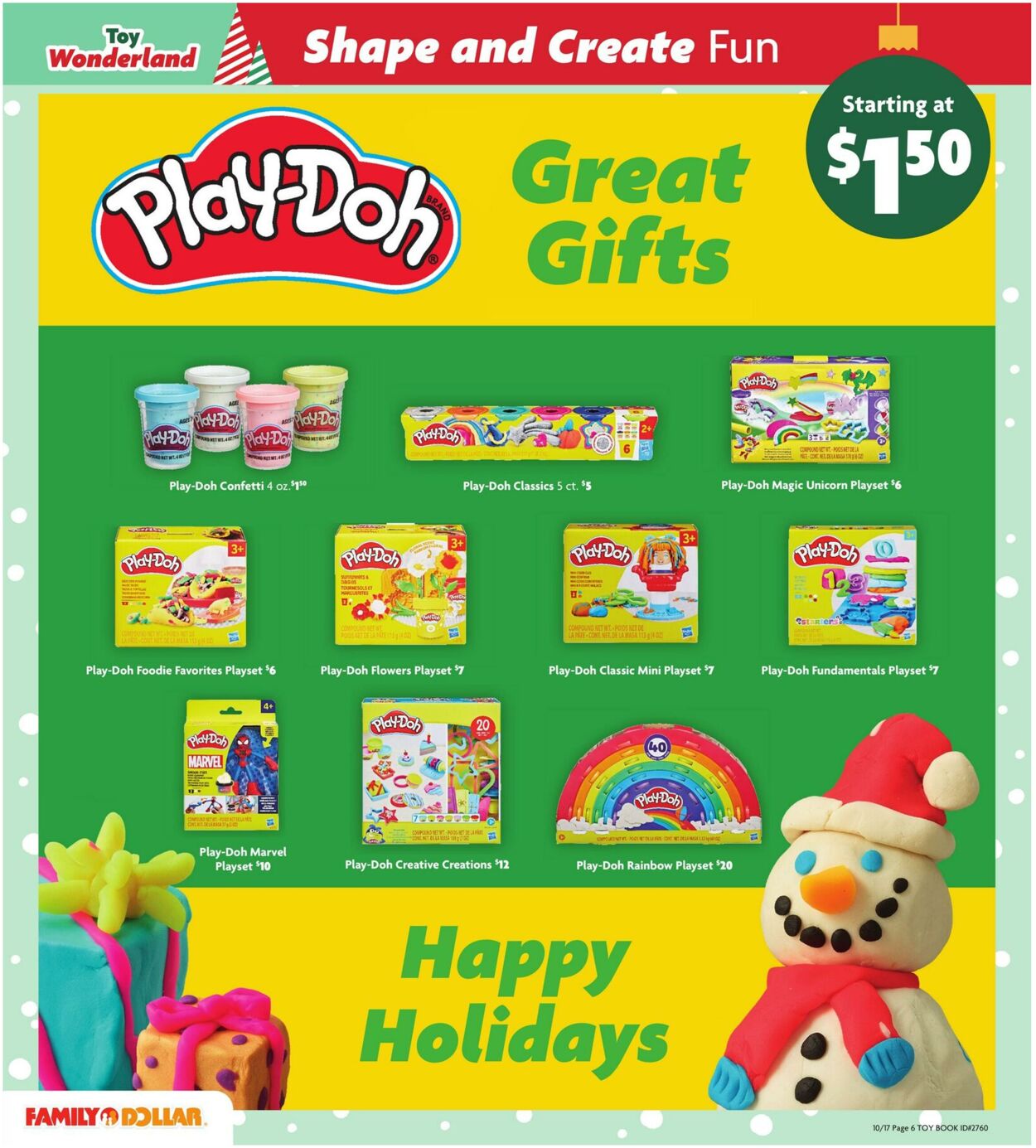 Catalogue Family Dollar from 10/17/2025
