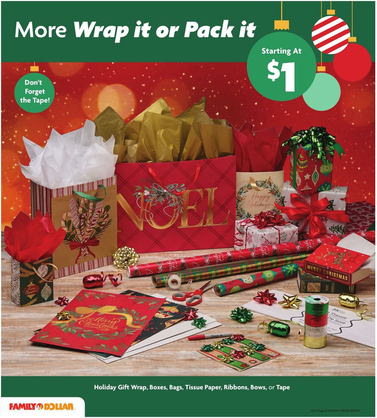 Catalogue Family Dollar from 10/17/2025