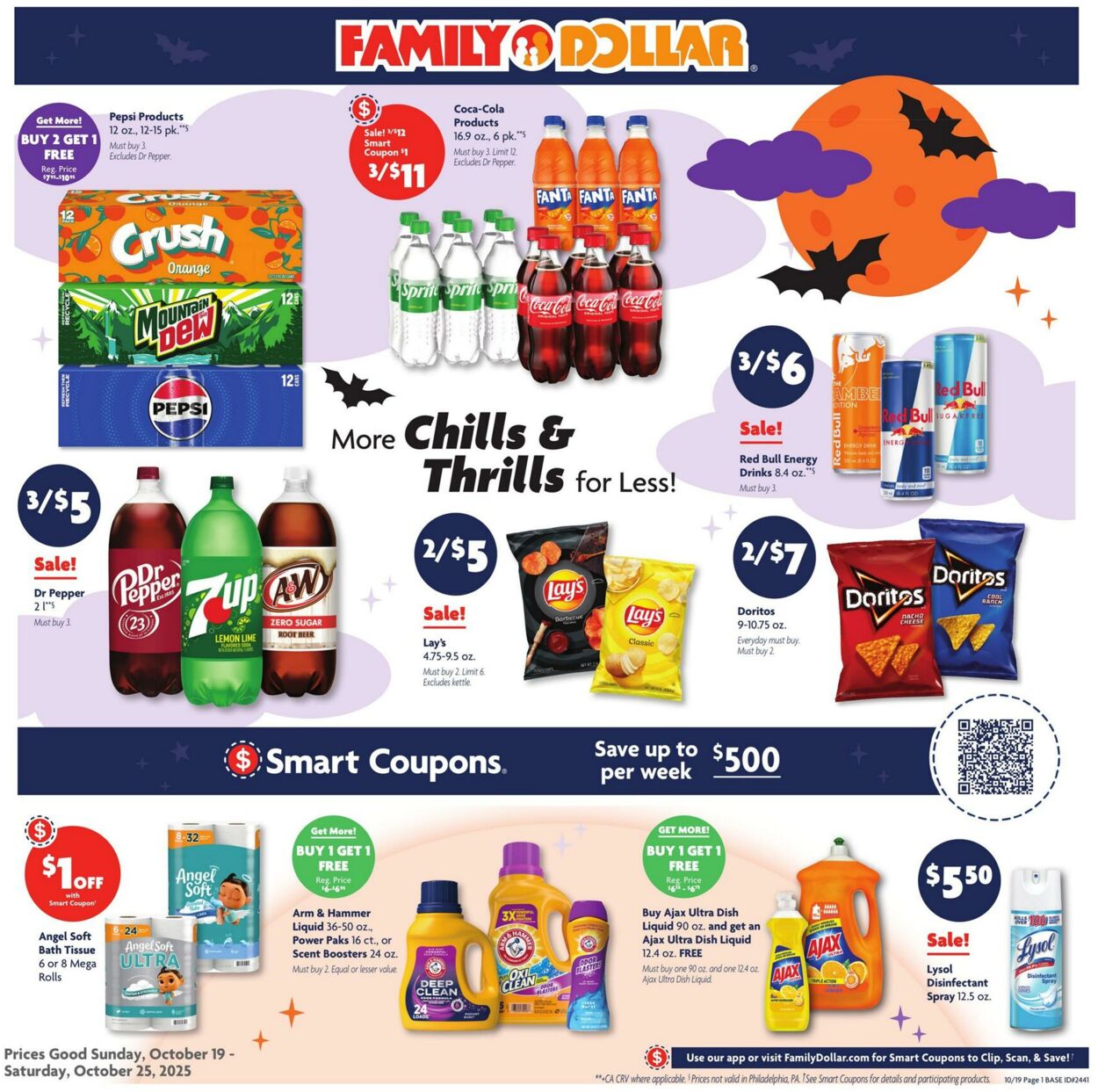 Catalogue Family Dollar from 10/19/2025