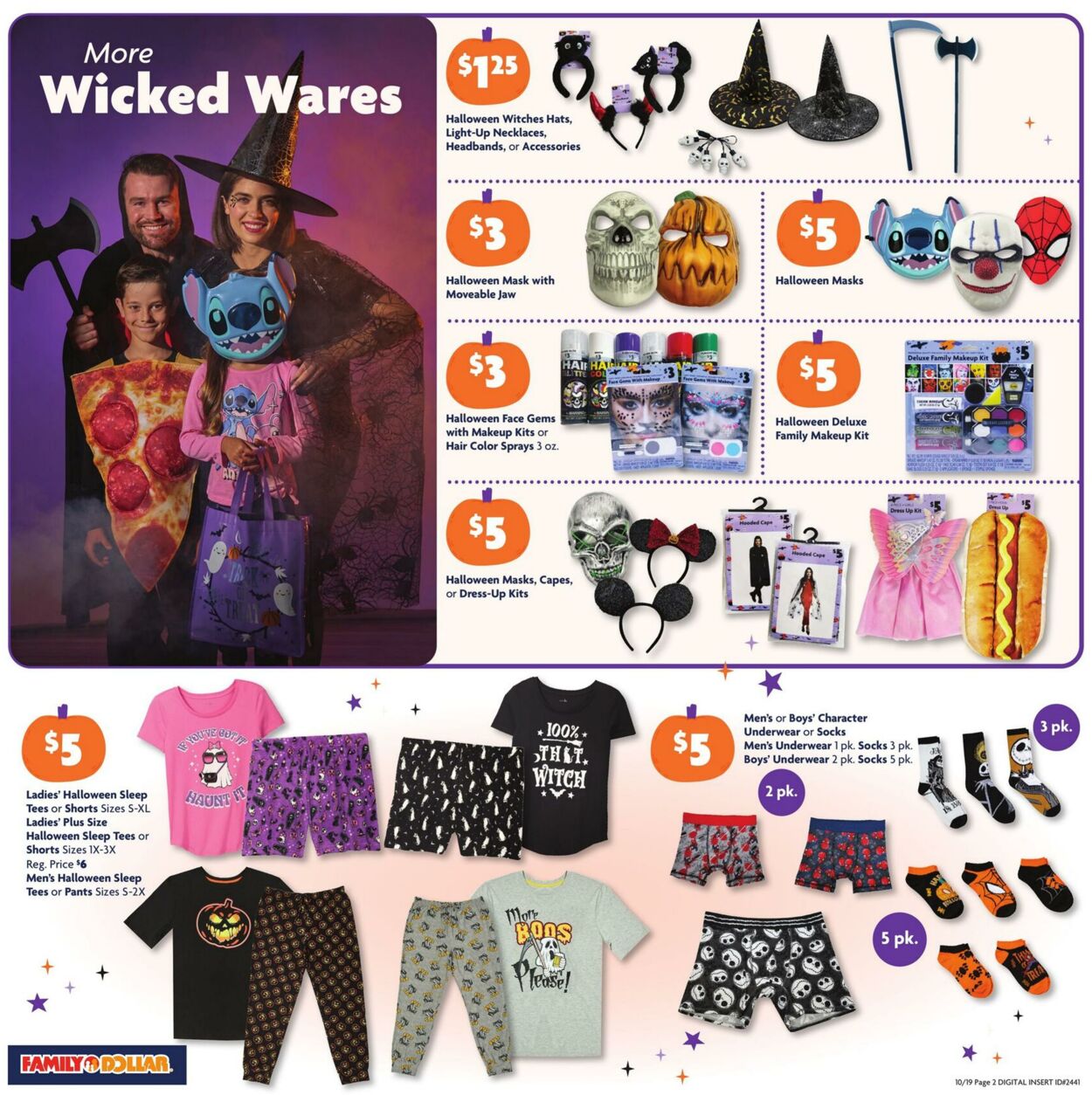 Catalogue Family Dollar from 10/19/2025