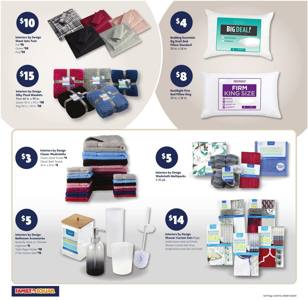 Catalogue Family Dollar from 10/19/2025