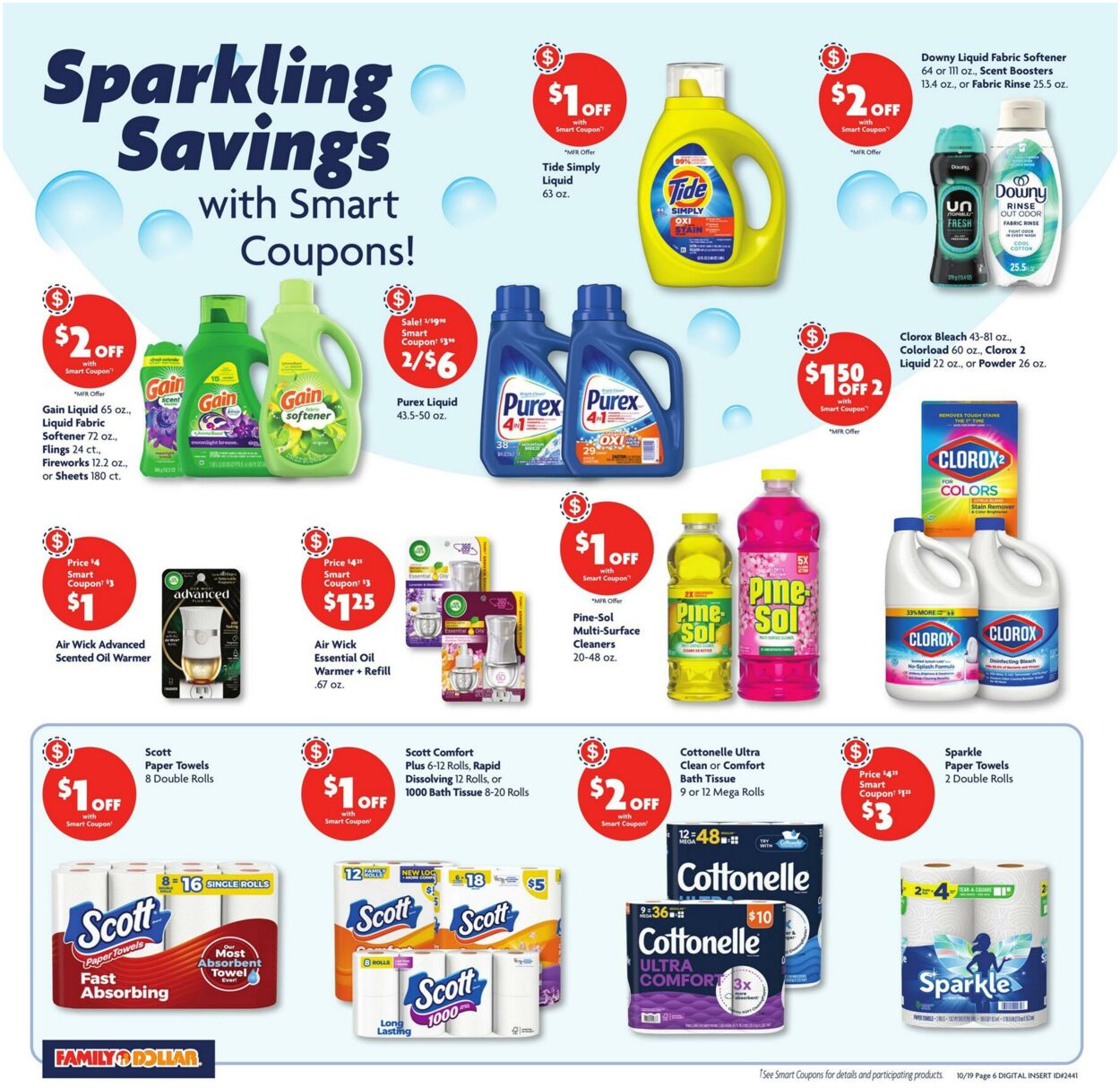 Catalogue Family Dollar from 10/19/2025