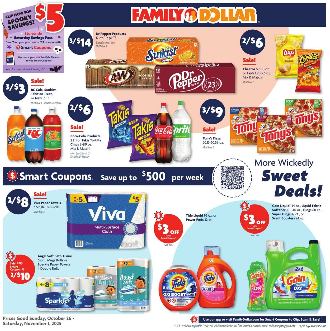 Catalogue Family Dollar from 10/26/2025