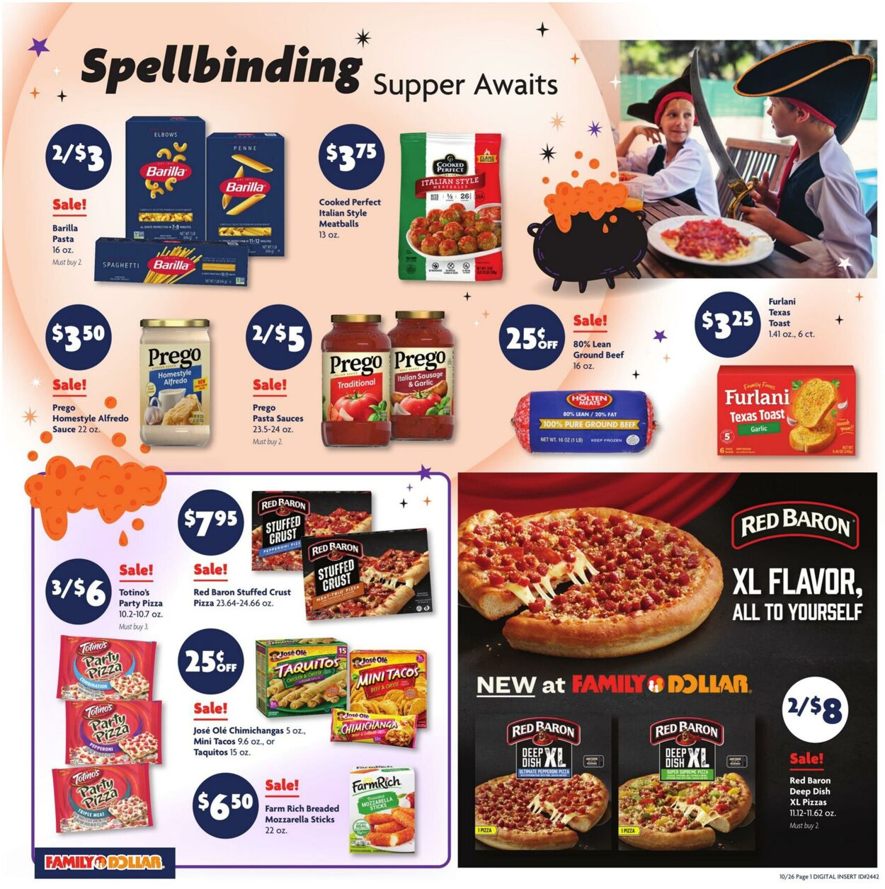 Catalogue Family Dollar from 10/26/2025