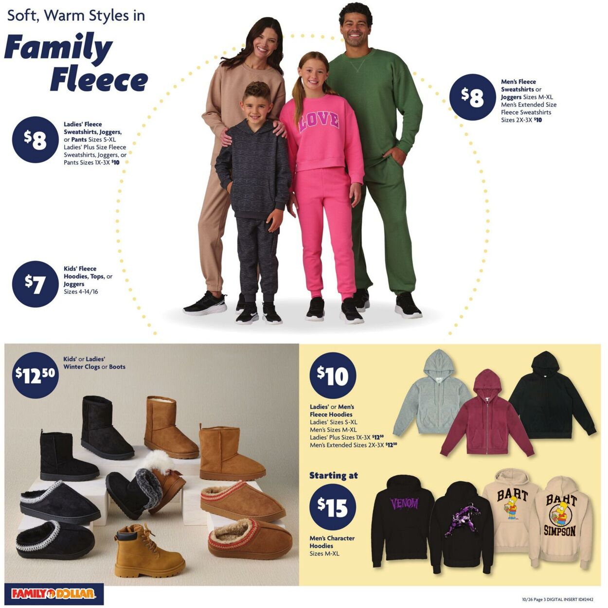 Catalogue Family Dollar from 10/26/2025