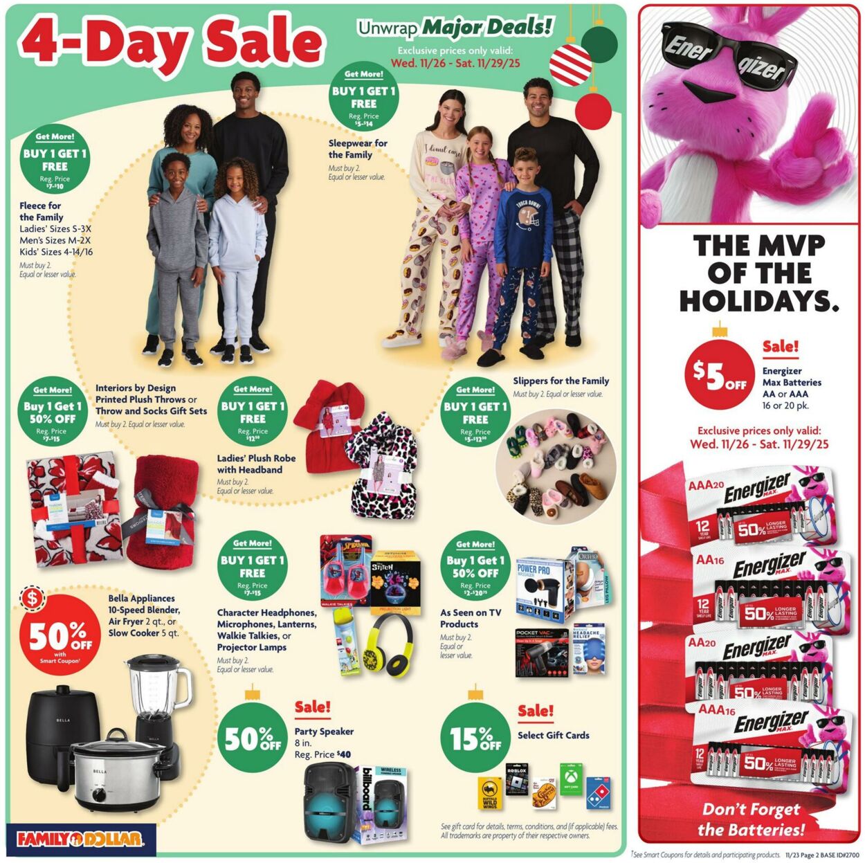 Catalogue Family Dollar from 11/23/2025
