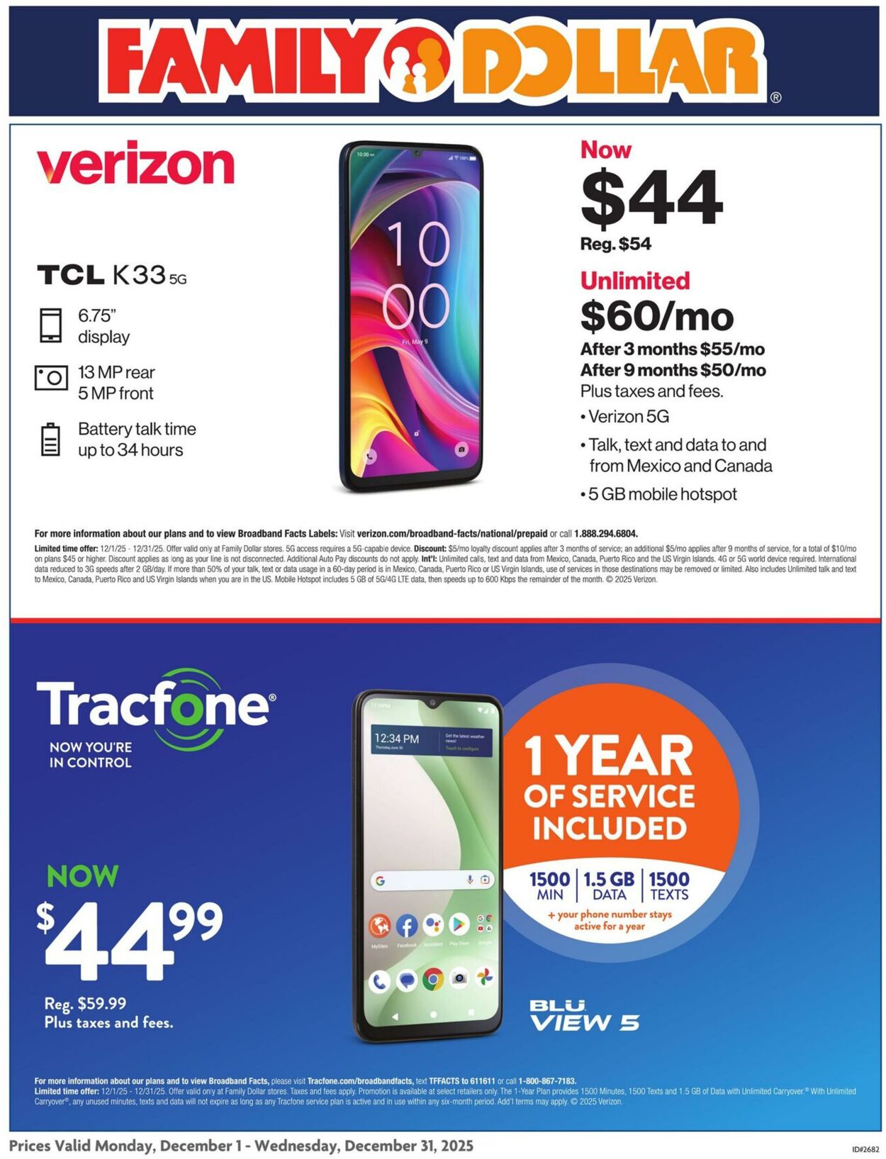 Catalogue Family Dollar from 12/01/2025