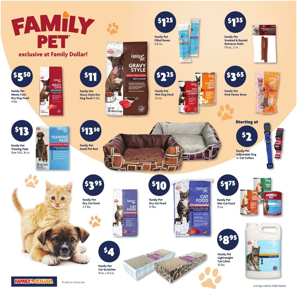 Catalogue Family Dollar from 12/14/2025
