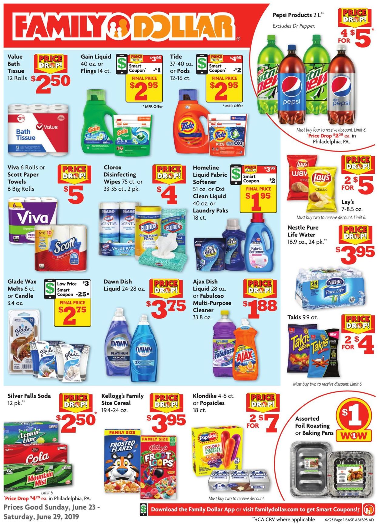 Family Dollar Current weekly ad 06/23 06/29/2019