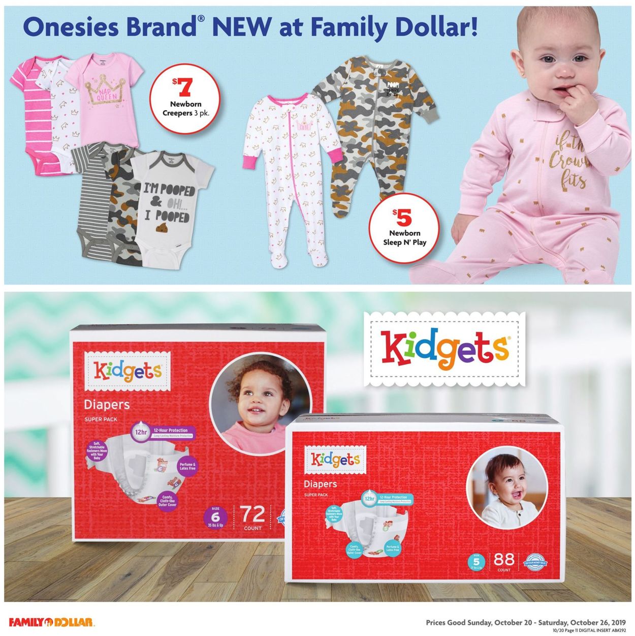 Catalogue Family Dollar from 10/20/2019