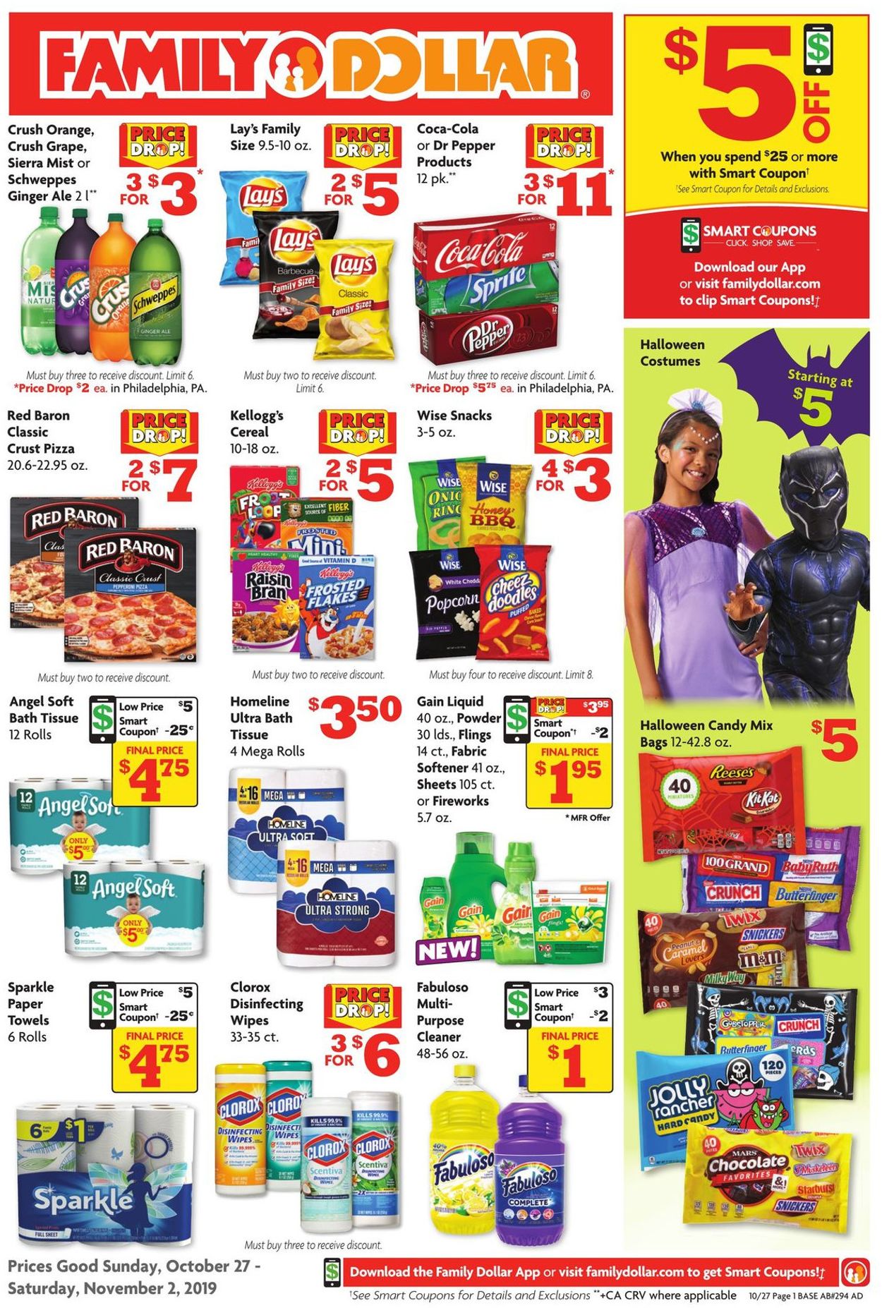 Family Dollar Current weekly ad 10/27 11/02/2019