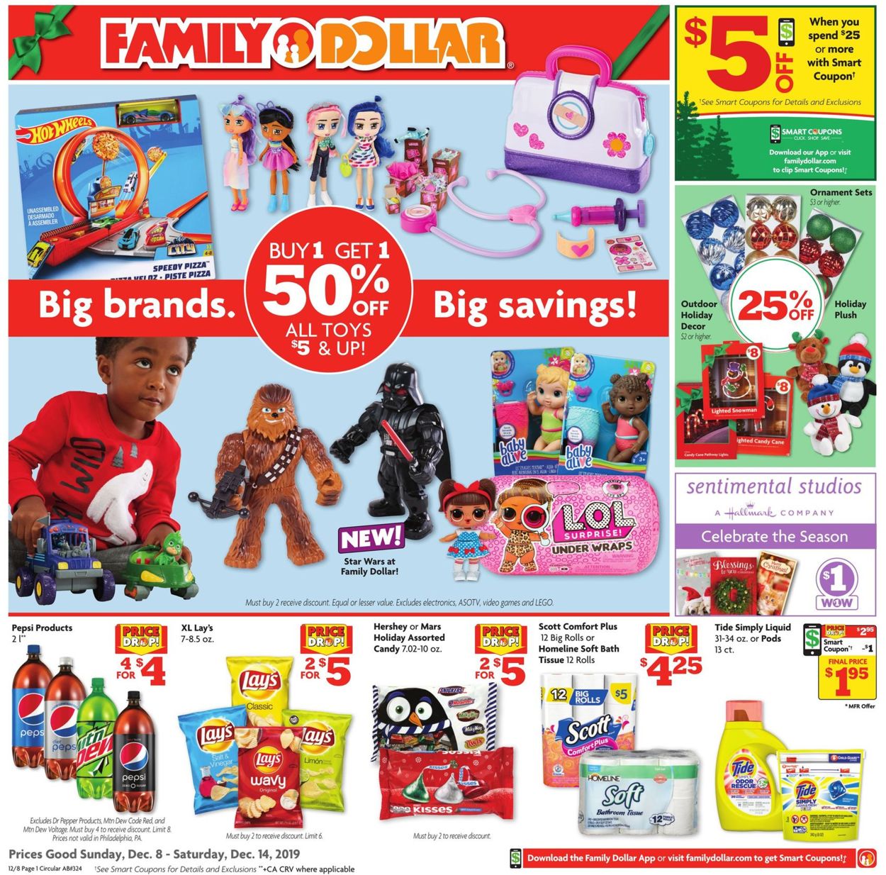 Catalogue Family Dollar from 12/08/2019