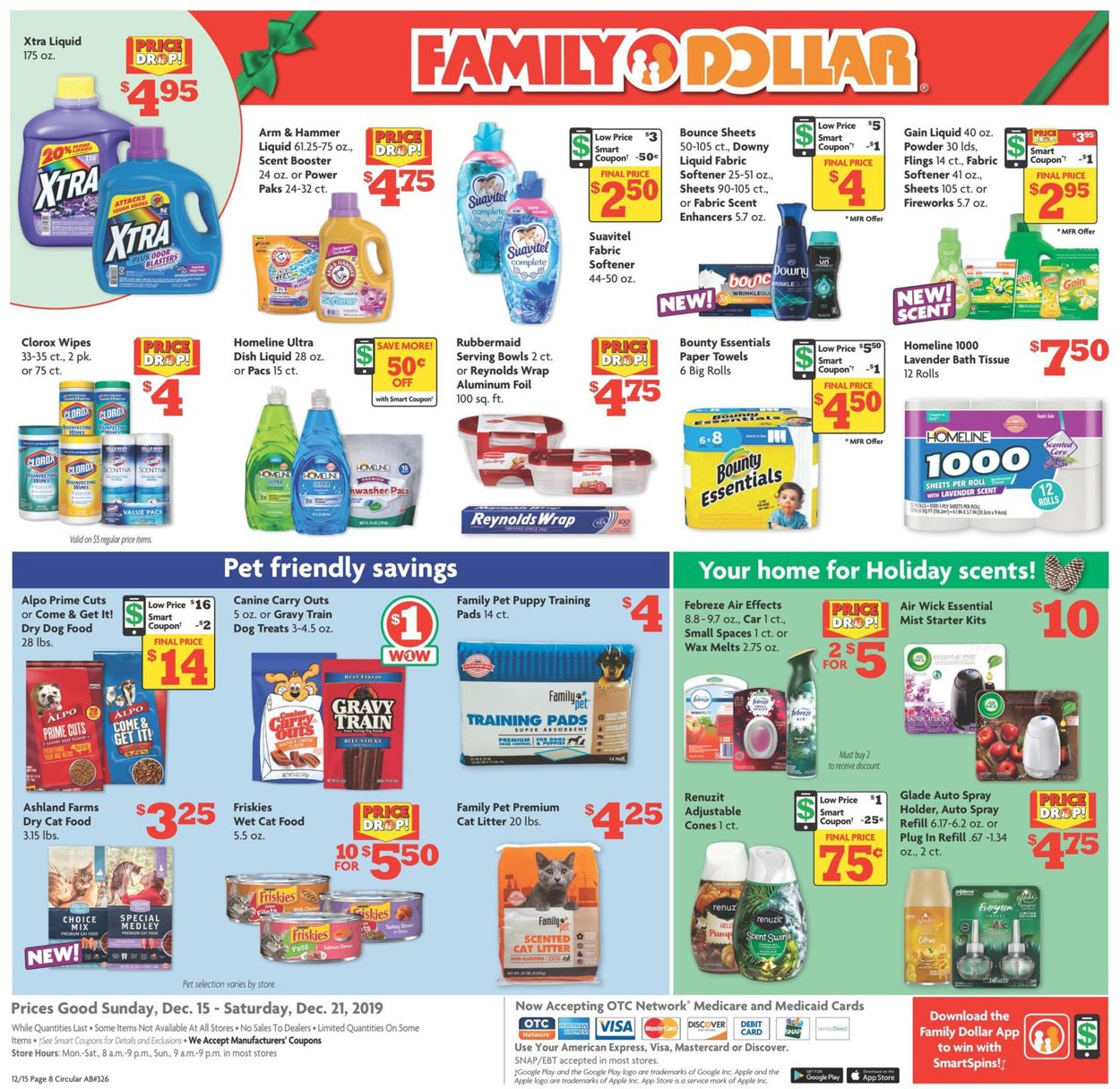 Catalogue Family Dollar - Holiday Ad 2019 from 12/15/2019