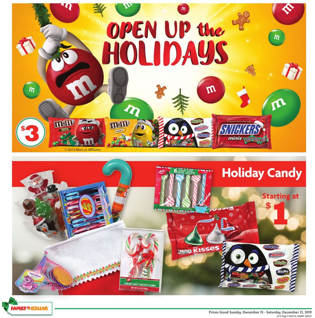 Catalogue Family Dollar - Holiday Ad 2019 from 12/15/2019