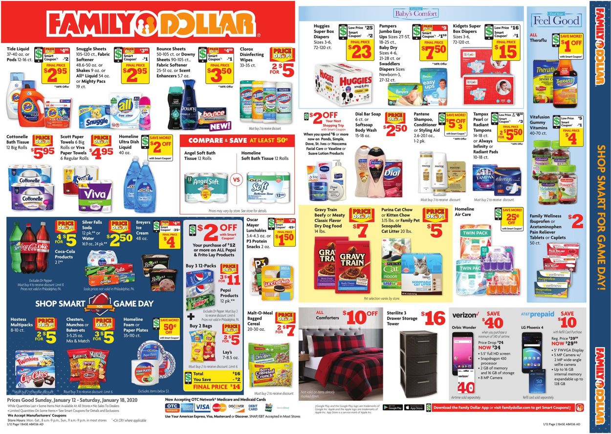 Catalogue Family Dollar from 01/12/2020