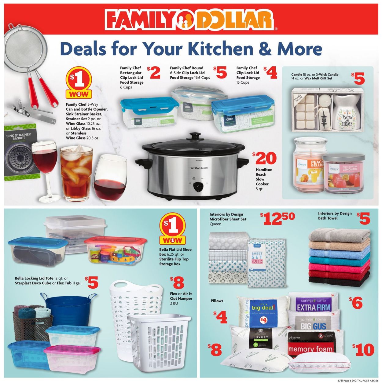 Catalogue Family Dollar from 05/31/2020