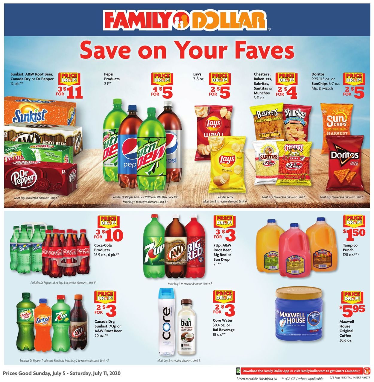 Catalogue Family Dollar from 07/05/2020