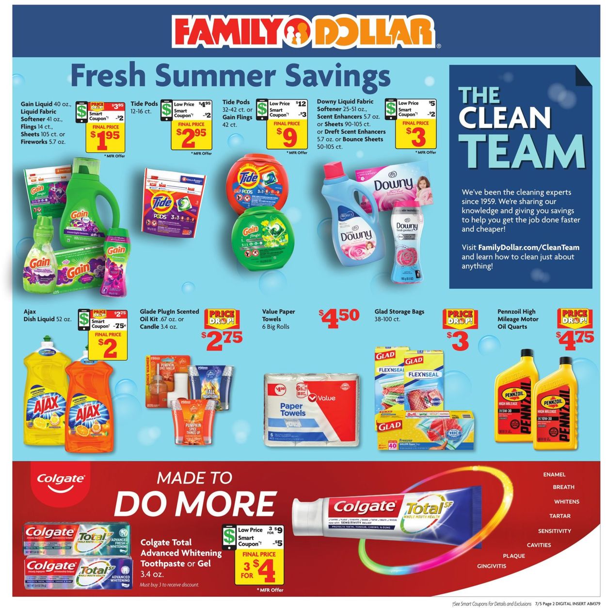 Catalogue Family Dollar from 07/05/2020