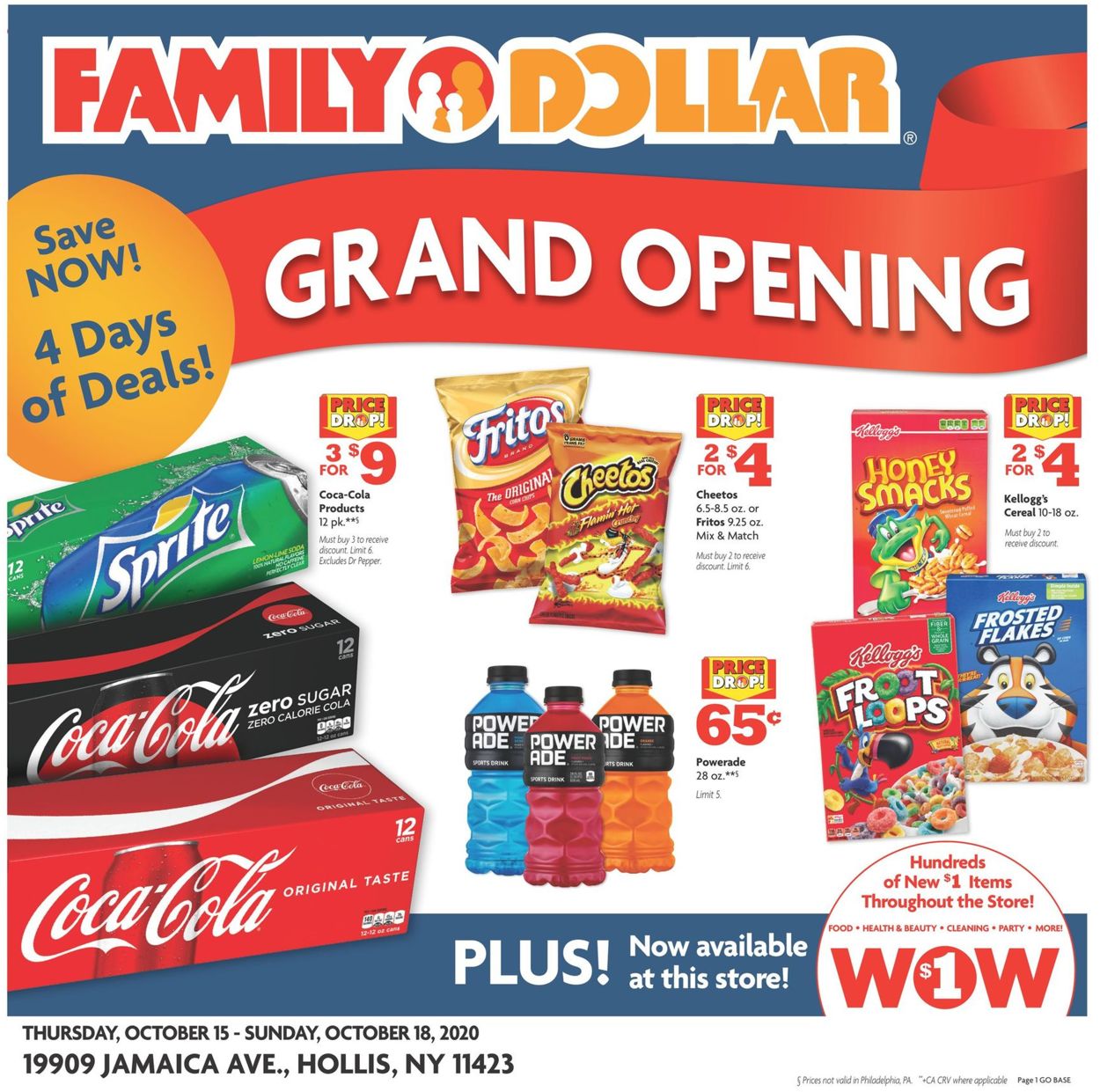 Family Dollar Current weekly ad 10/15 10/18/2020