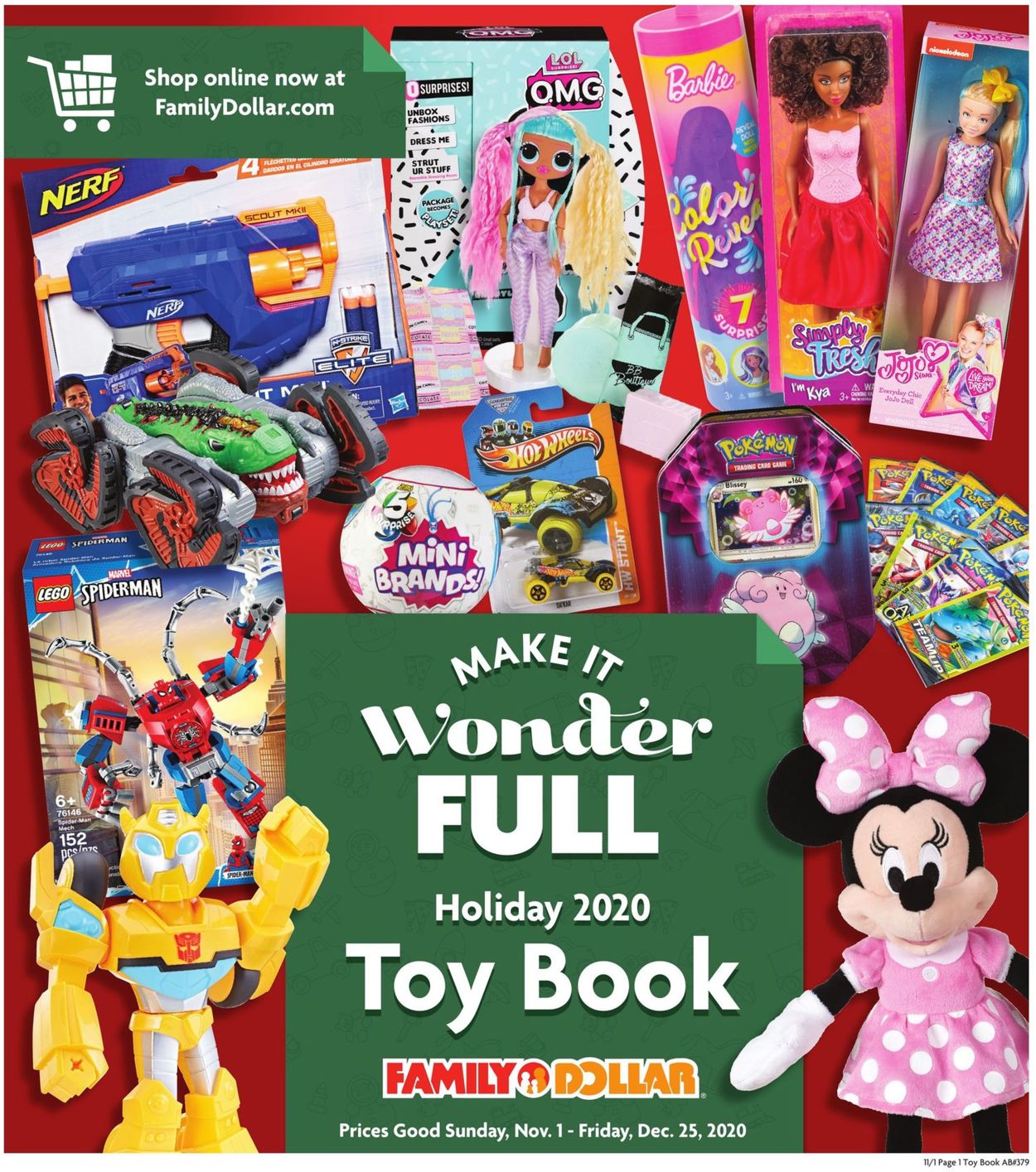 Catalogue Family Dollar Holiday 2020 from 11/01/2020