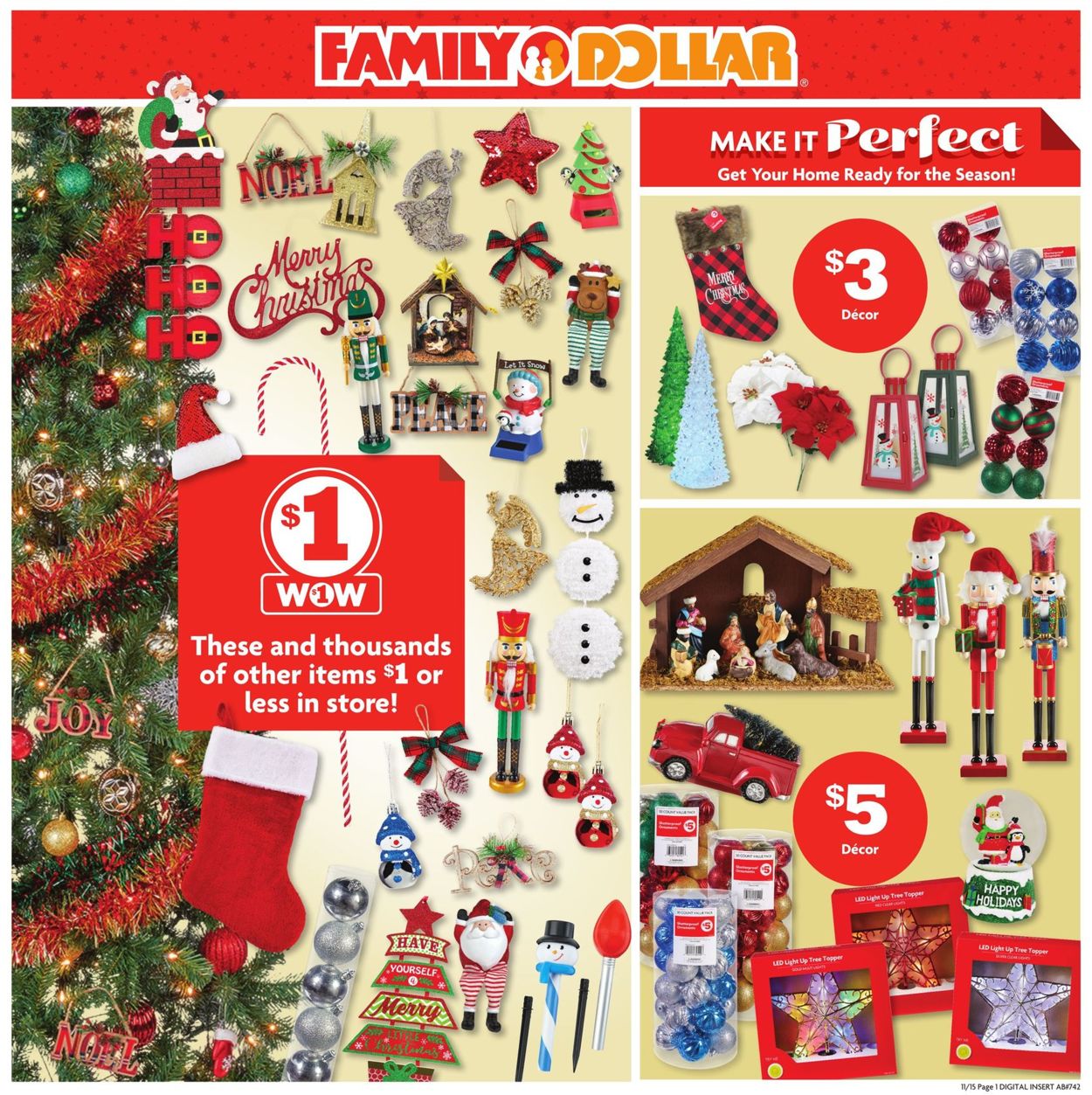 Catalogue Family Dollar Holiday 2020 from 11/15/2020