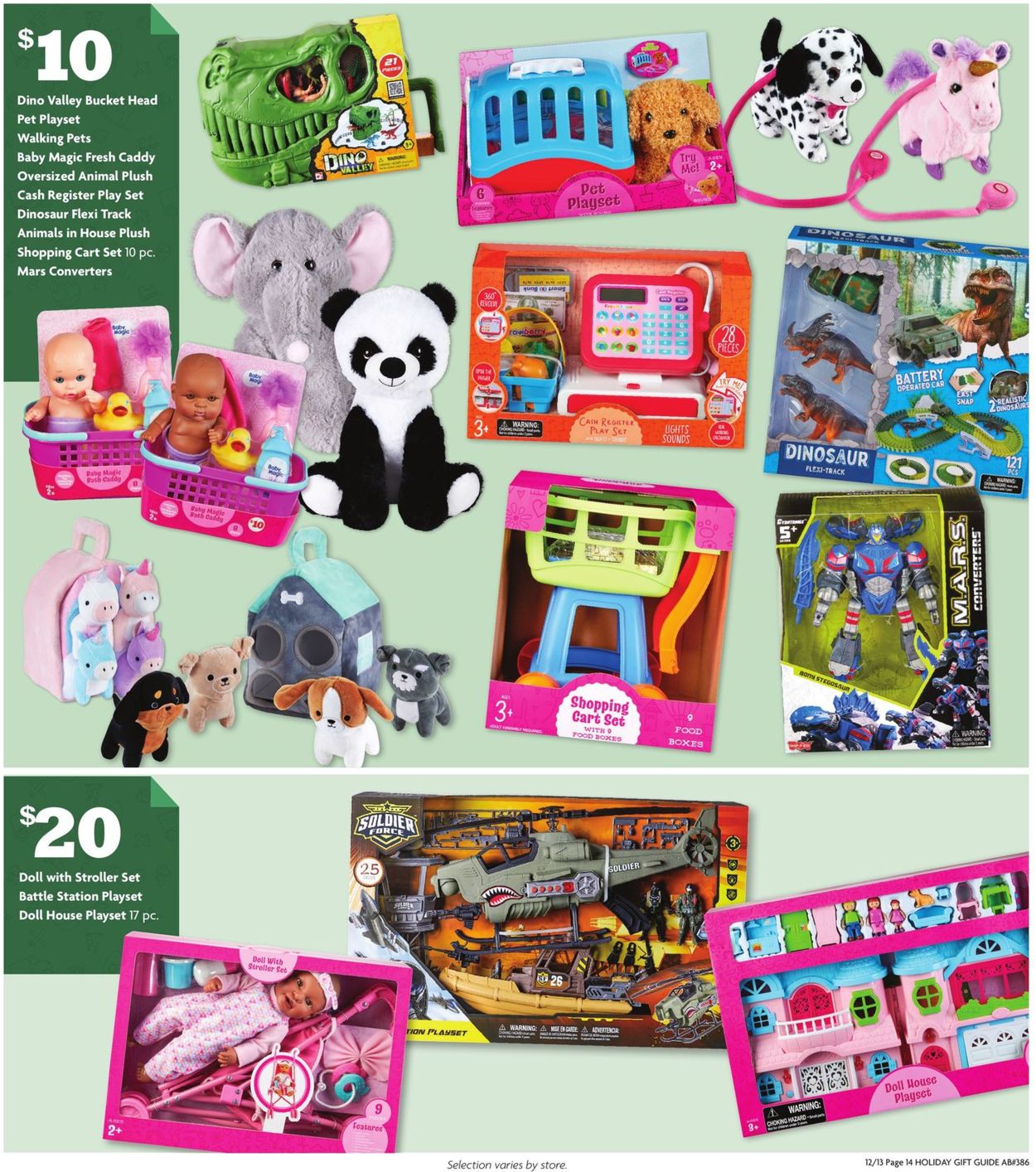 Catalogue Family Dollar Holiday Gift Guide 2020 from 12/13/2020
