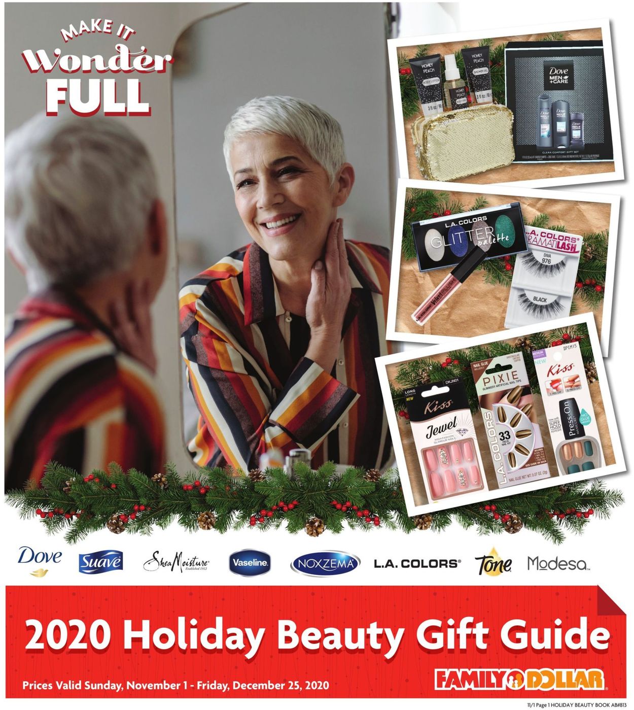 Catalogue Family Dollar Holiday Beauty 2020 from 11/01/2020