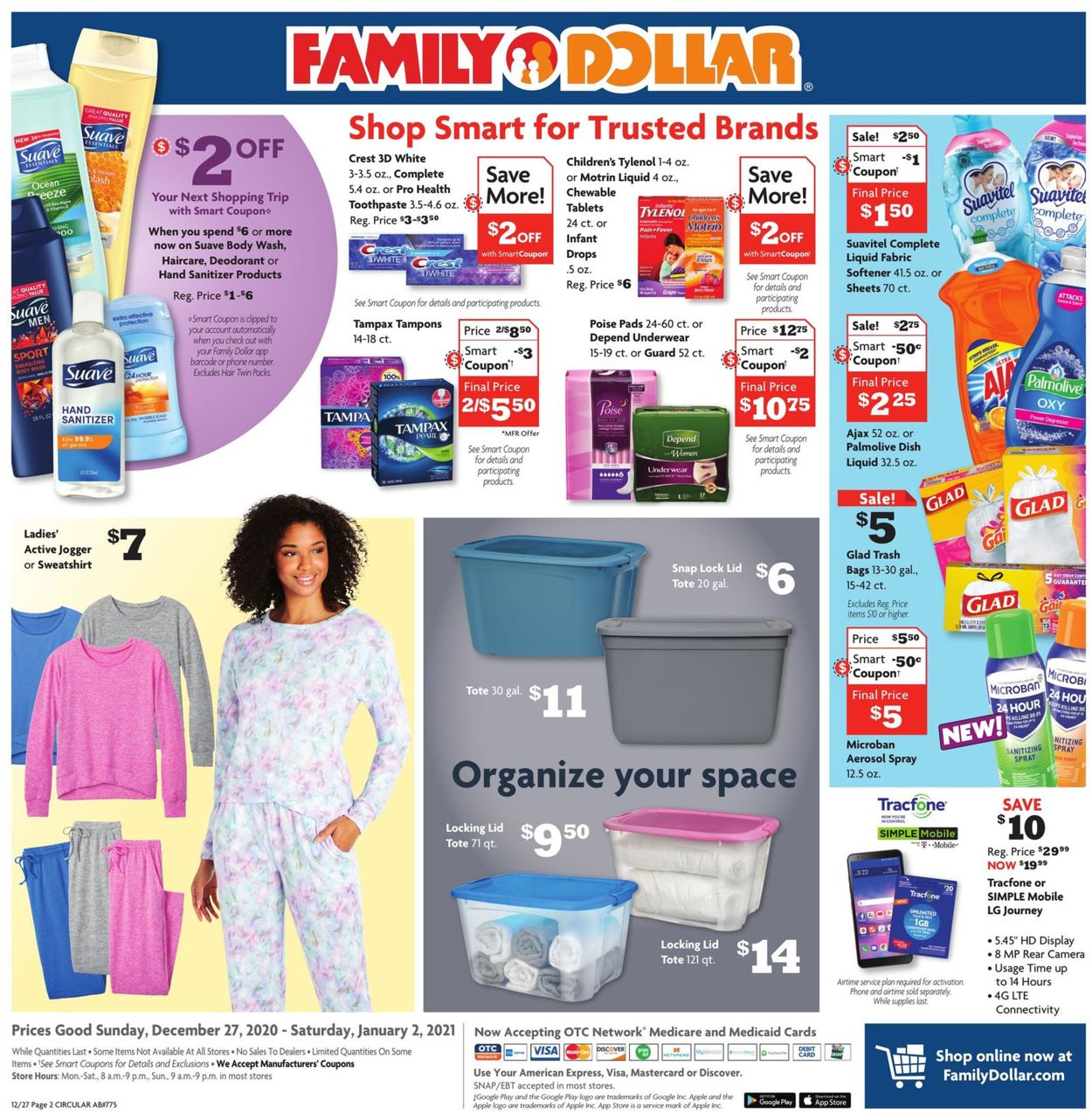 Catalogue Family Dollar from 12/27/2020