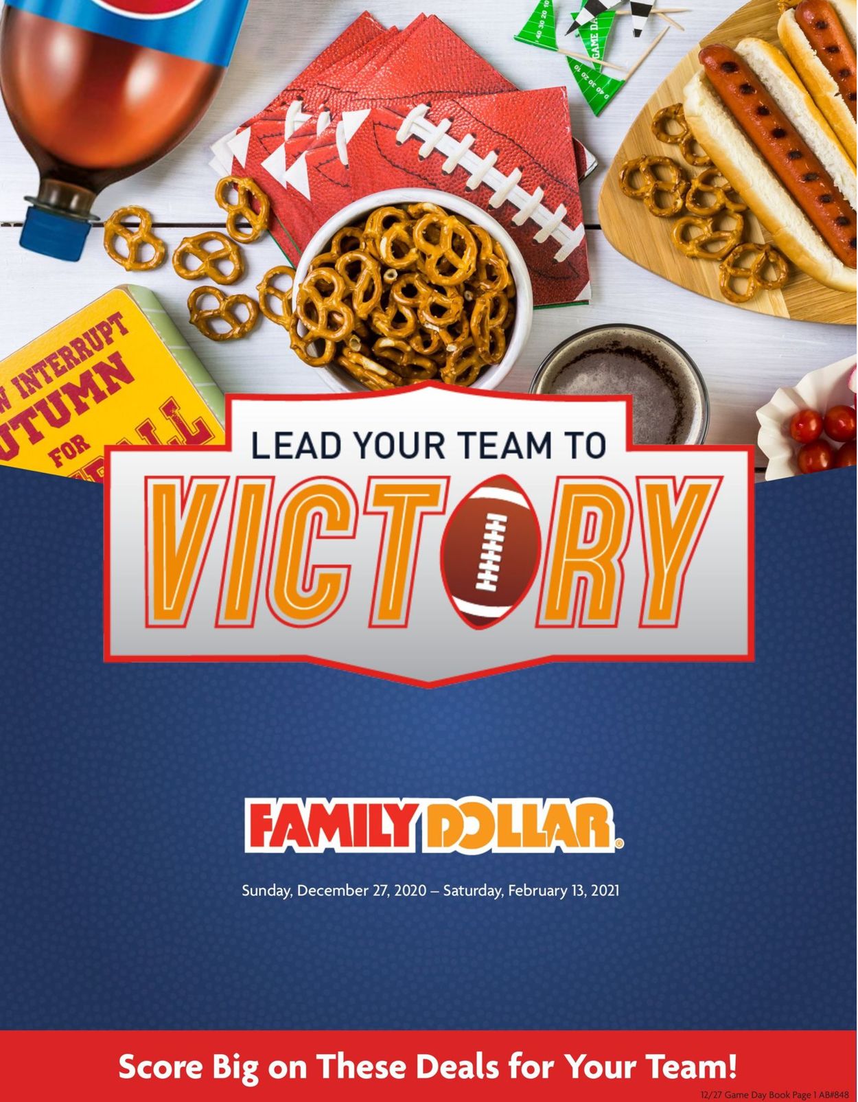 Catalogue Family Dollar Game Day Digital Play Book  from 12/27/2020