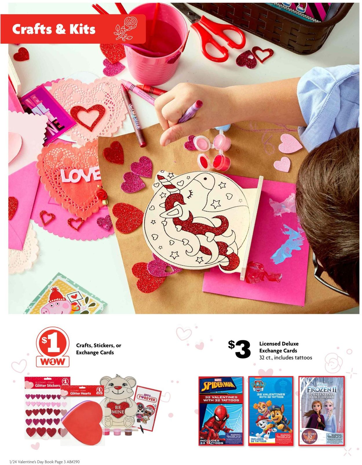 Catalogue Family Dollar Valentine's Day Book 2021 from 01/24/2021