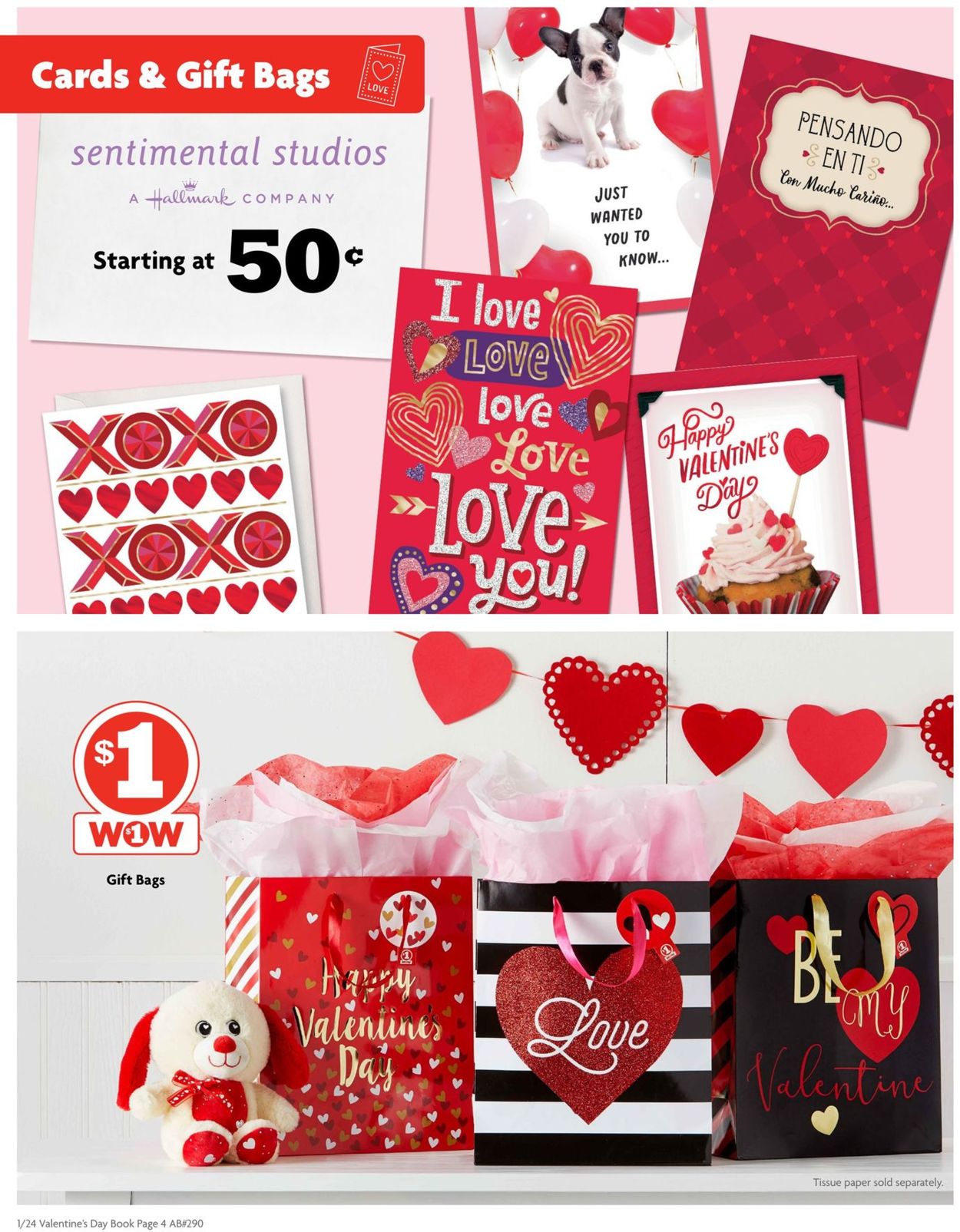 Catalogue Family Dollar Valentine's Day Book 2021 from 01/24/2021