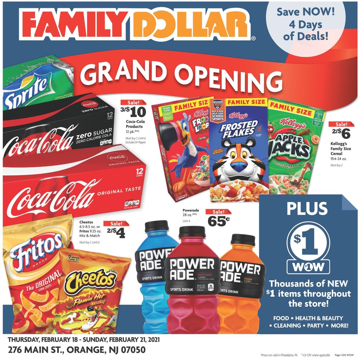 Catalogue Family Dollar from 02/18/2021