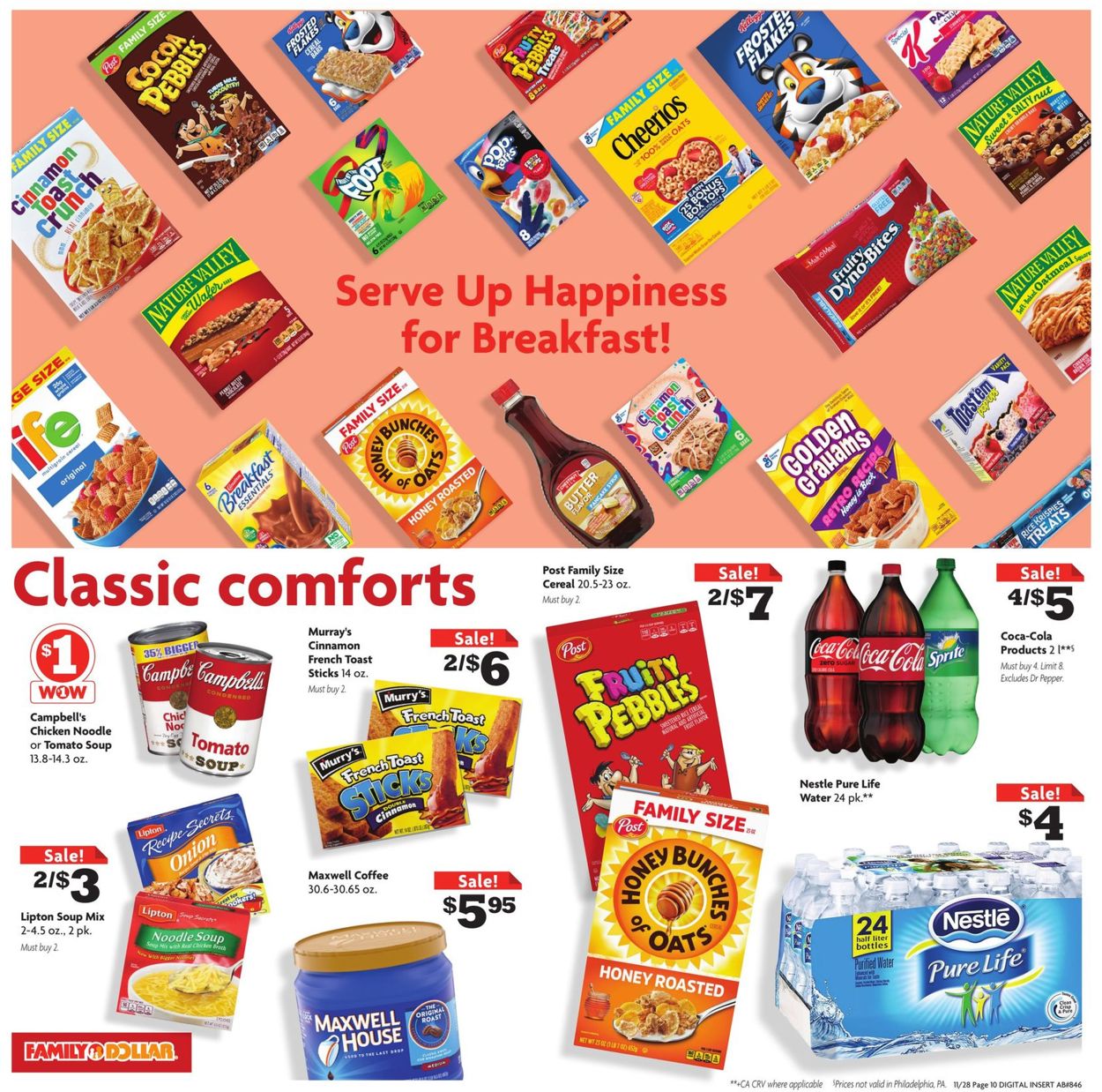 Catalogue Family Dollar CYBER WEEK 2021 from 11/28/2021