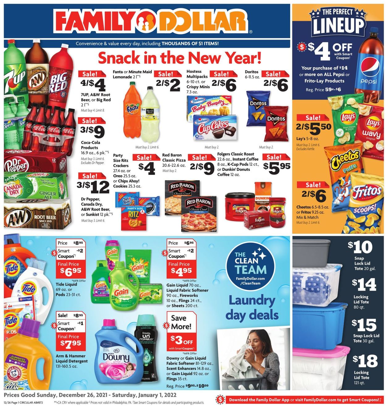 Catalogue Family Dollar from 12/26/2021