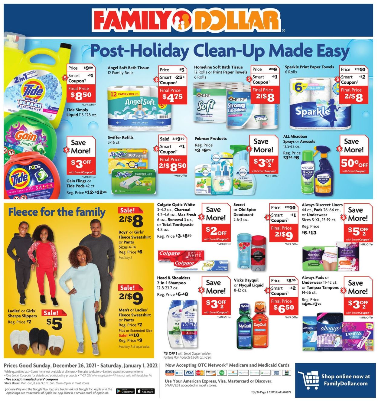 Catalogue Family Dollar from 12/26/2021